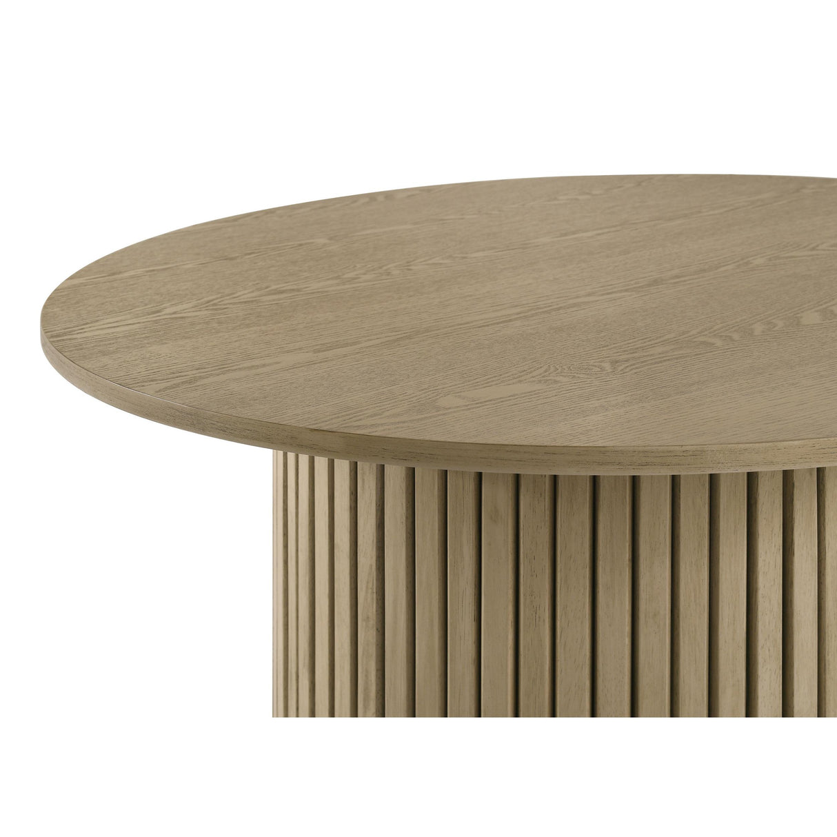  Coaster Furniture Hamlyn 193938NAT 43-inch Round Wood Counter Height Dining Table - Natural Oak IMAGE 2