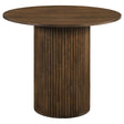  Coaster Furniture Hamlyn 193938WAL 43-inch Round Wood Counter Height Dining Table - Walnut IMAGE 1