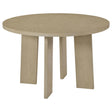  Coaster Furniture Strouse 193940NAT 47-inch Round Wood Dining Room Table - Natural Oak IMAGE 1