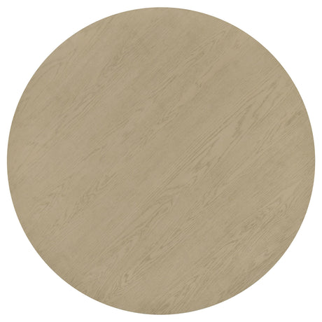  Coaster Furniture Strouse 193940NAT 47-inch Round Wood Dining Room Table - Natural Oak IMAGE 2