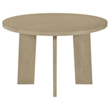  Coaster Furniture Strouse 193940NAT 47-inch Round Wood Dining Room Table - Natural Oak IMAGE 7