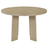  Coaster Furniture Strouse 193940NAT 47-inch Round Wood Dining Room Table - Natural Oak IMAGE 9