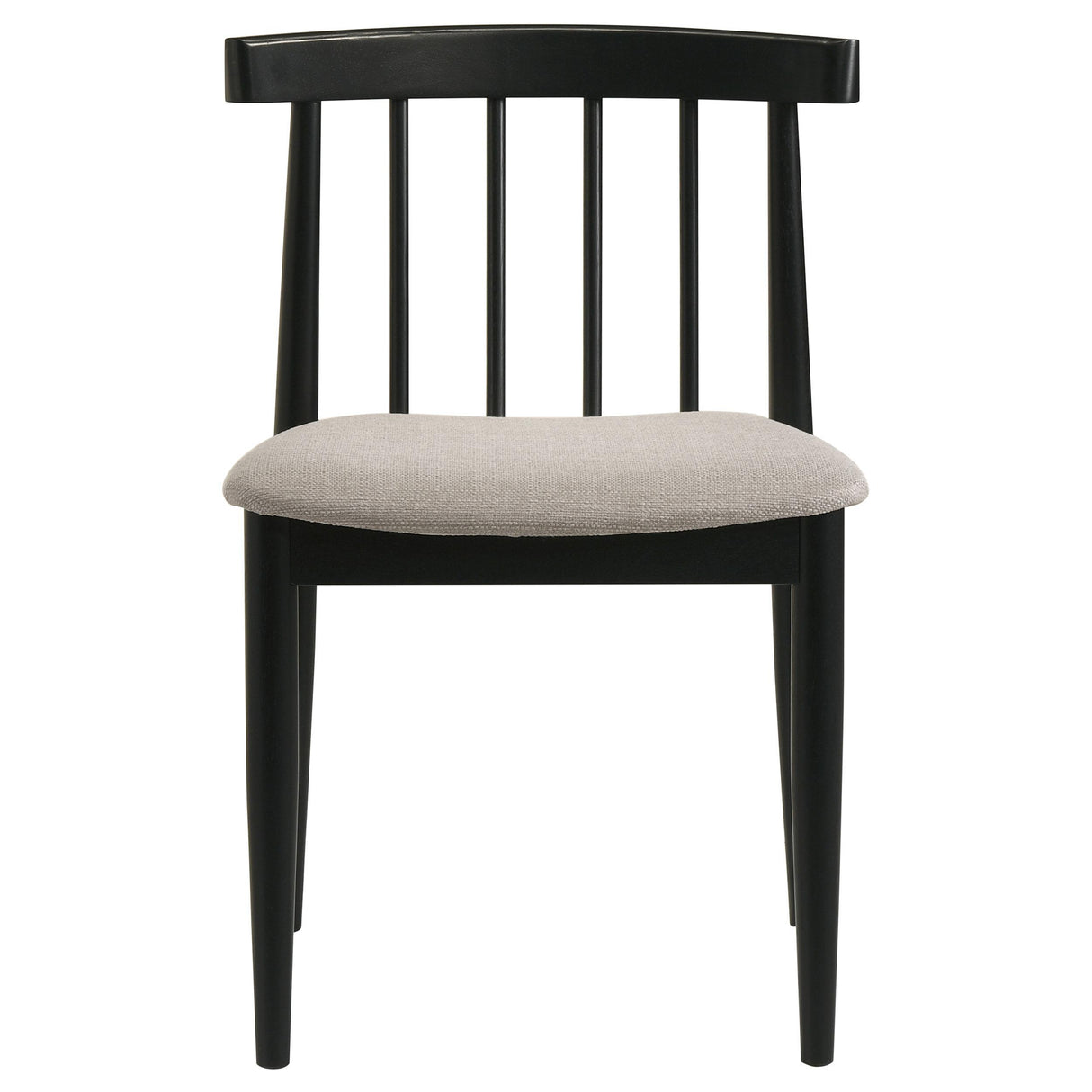  Coaster Furniture Cullen 193942BLK Set of 2 Dining Side Chair Upholstered Seat - Black IMAGE 10