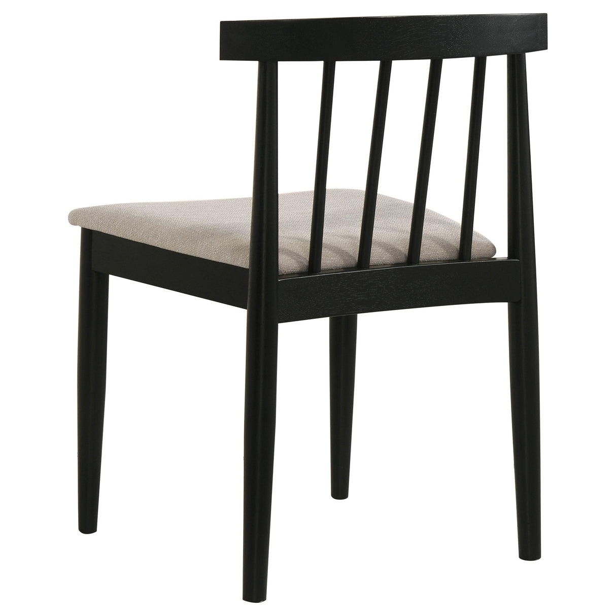  Coaster Furniture Cullen 193942BLK Set of 2 Dining Side Chair Upholstered Seat - Black IMAGE 7