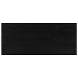  Coaster Furniture Decker 193951BLK 82-inch Rectangular Wood Dining Table - Black IMAGE 5
