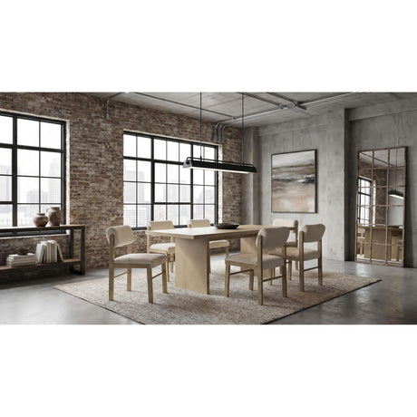  Coaster Furniture Decker 193951NAT 82-inch Rectangular Wood Dining Table - Natural Oak IMAGE 12