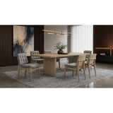  Coaster Furniture Decker 193951NAT 82-inch Rectangular Wood Dining Table - Natural Oak IMAGE 15
