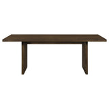  Coaster Furniture Decker 193951WAL 82-inch Rectangular Wood Dining Table - Walnut IMAGE 4