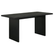  Coaster Furniture Decker 193958BLK 70-inch Rectangular Wood Counter Height Dining Table - Black IMAGE 1
