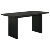  Coaster Furniture Decker 193958BLK 70-inch Rectangular Wood Counter Height Dining Table - Black IMAGE 1