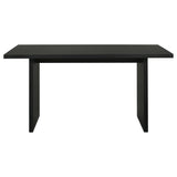  Coaster Furniture Decker 193958BLK 70-inch Rectangular Wood Counter Height Dining Table - Black IMAGE 6