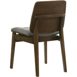  Coaster Furniture Redbridge 193962WAL Set of 2 Velvet Upholstered Side Chair - Grey/Walnut IMAGE 7