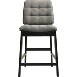  Coaster Furniture Redbridge 193969BLK Set of 2 Velvet Upholstered Counter Chair - Grey/Black IMAGE 4