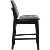  Coaster Furniture Redbridge 193969BLK Set of 2 Velvet Upholstered Counter Chair - Grey/Black IMAGE 9