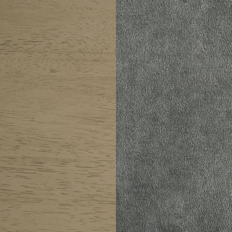  Coaster Furniture Redbridge 193969NAT Set of 2 Velvet Upholstered Counter Chair - Grey/Natural Oak IMAGE 11