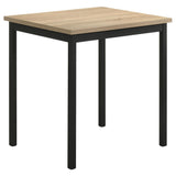  Coaster Furniture Garza 193980 Space Saving Rectangular Dining Table - Greige Oak IMAGE 1