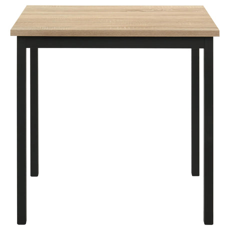  Coaster Furniture Garza 193980 Space Saving Rectangular Dining Table - Greige Oak IMAGE 7