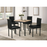  Coaster Furniture Garza 193982 Set of 4 Upholstered Dining Side Chair - Black IMAGE 13