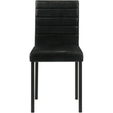  Coaster Furniture Garza 193982 Set of 4 Upholstered Dining Side Chair - Black IMAGE 4