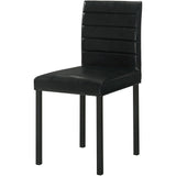  Coaster Furniture Garza 193982 Set of 4 Upholstered Dining Side Chair - Black IMAGE 5