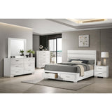  Coaster Furniture Felicity 203510KE Eastern King Storage Bed - White High Gloss IMAGE 10