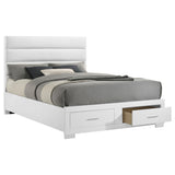  Coaster Furniture Felicity 203510KW California King Storage Bed - White High Gloss IMAGE 8