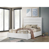  Coaster Furniture Felicity 203511F 53-inch Upholstered Full Platform Bed - White IMAGE 5