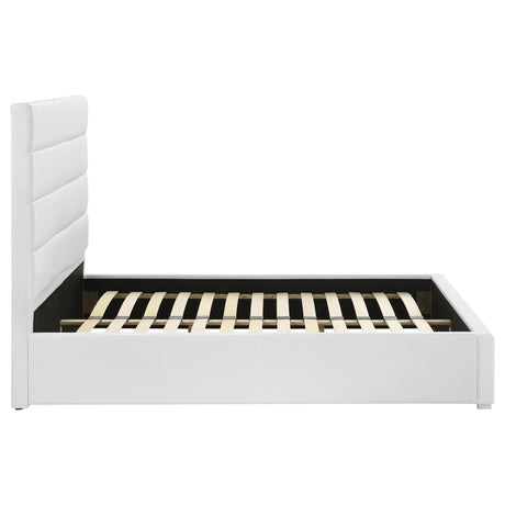  Coaster Furniture Felicity 203511F 53-inch Upholstered Full Platform Bed - White IMAGE 8