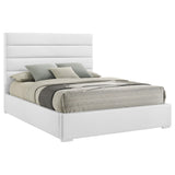  Coaster Furniture Felicity 203511Q 53-inch Upholstered Queen Platform Bed - White IMAGE 9