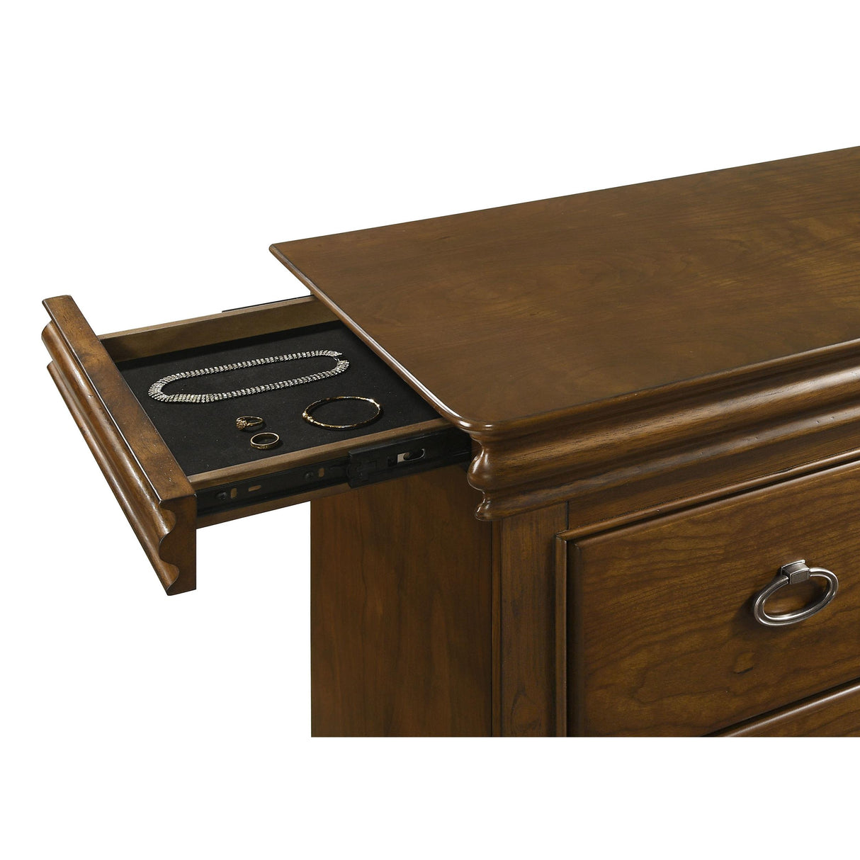  Coaster Furniture Garland 205303M 9-drawer Bedroom Dresser with Mirror - Brown Cherry IMAGE 3