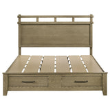 Coaster Furniture Hazlewood 207530KE 59-inch Eastern King Storage Bed - Vineyard Oak IMAGE 3