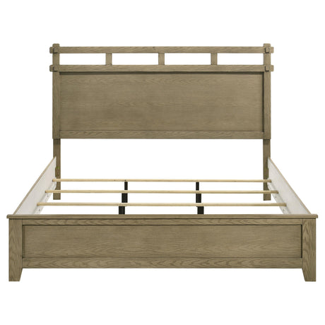  Coaster Furniture Hazlewood 207531KE 61-inch Eastern King Panel Bed - Vineyard Oak IMAGE 2