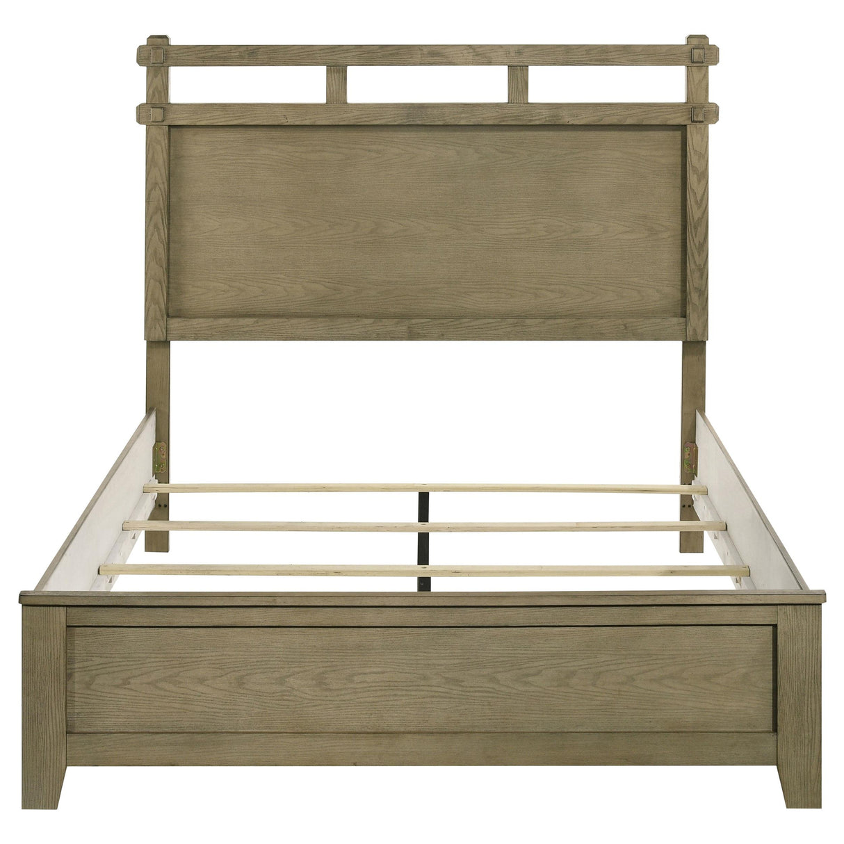  Coaster Furniture Hazlewood 207531Q 61-inch Queen Panel Bed - Vineyard Oak IMAGE 2