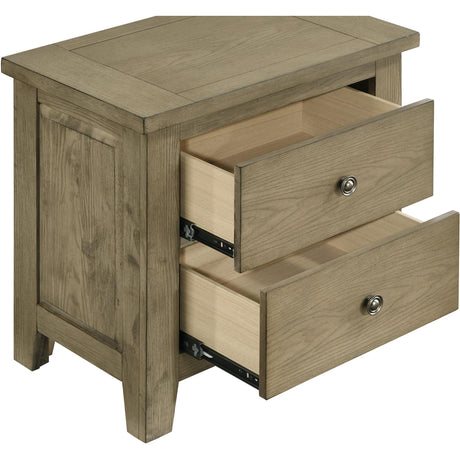  Coaster Furniture Hazlewood 207532 2-drawer Nightstand Bedside Table - Vineyard Oak IMAGE 10