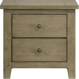  Coaster Furniture Hazlewood 207532 2-drawer Nightstand Bedside Table - Vineyard Oak IMAGE 3