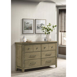  Coaster Furniture Hazlewood 207533 6-drawer Bedroom Dresser Cabinet - Vineyard Oak IMAGE 2