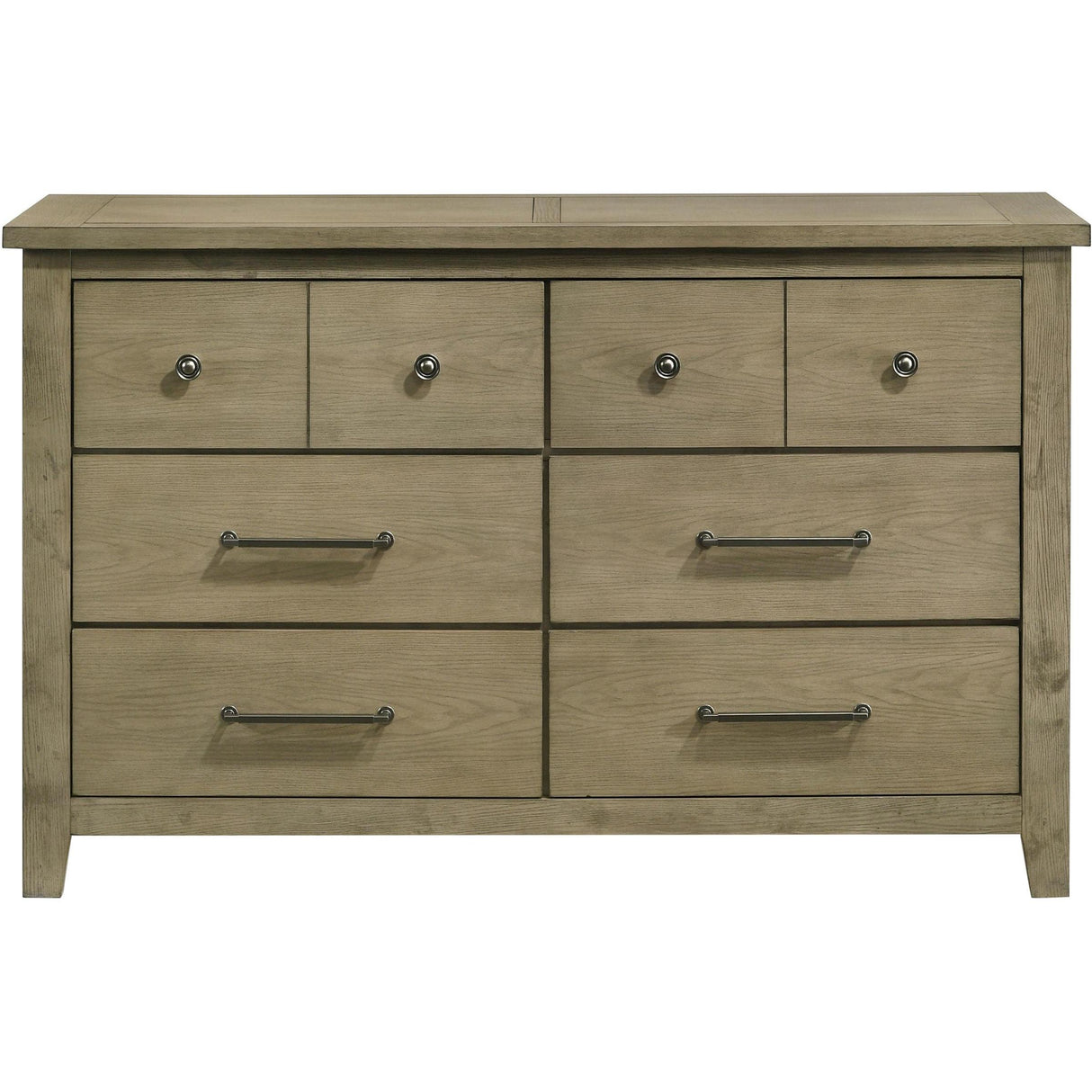  Coaster Furniture Hazlewood 207533 6-drawer Bedroom Dresser Cabinet - Vineyard Oak IMAGE 3