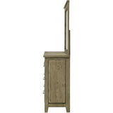  Coaster Furniture Hazlewood 207533M 6-drawer Bedroom Dresser with Mirror - Vineyard Oak IMAGE 5