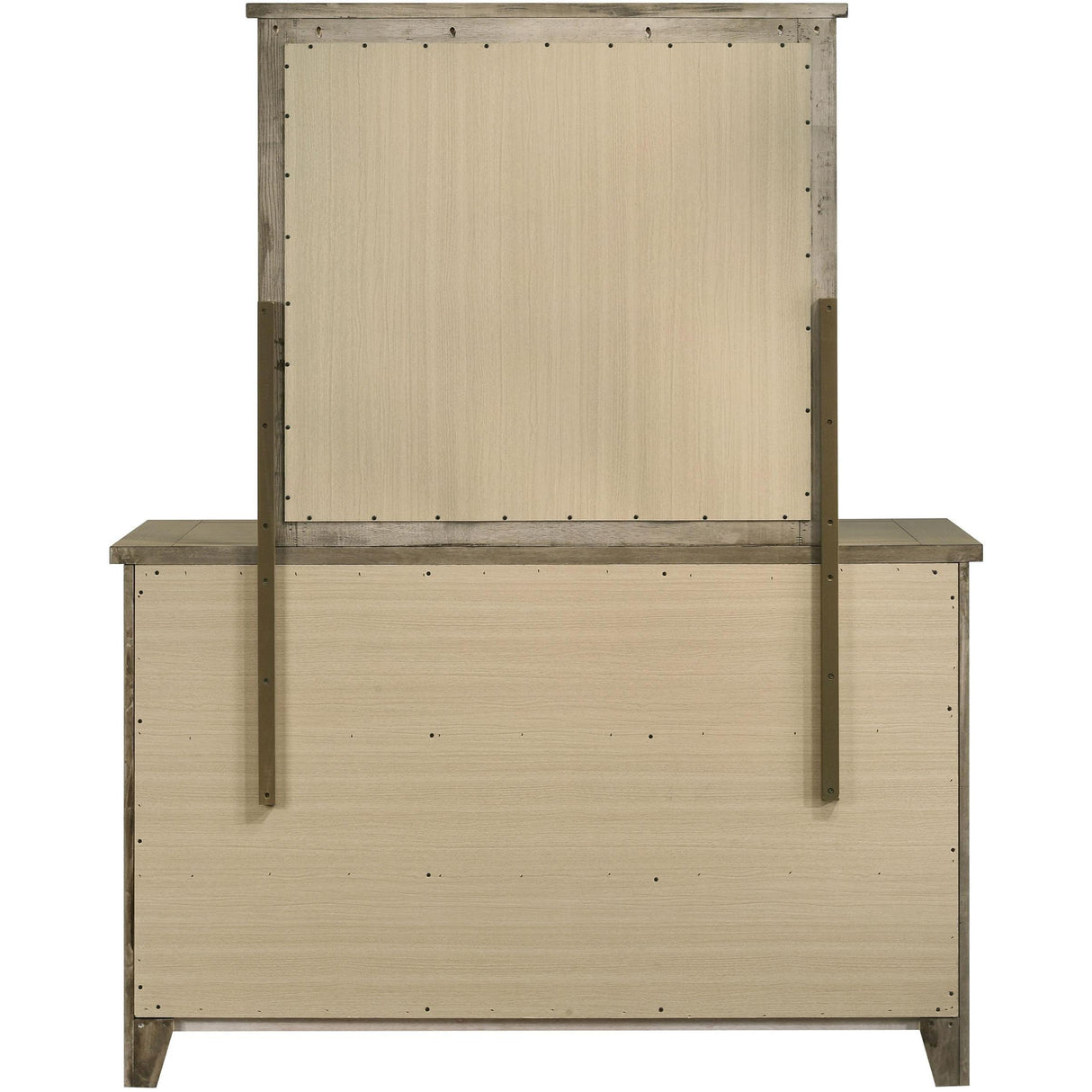  Coaster Furniture Hazlewood 207533M 6-drawer Bedroom Dresser with Mirror - Vineyard Oak IMAGE 7