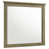  Coaster Furniture Hazlewood 207534 Dresser Mirror - Vineyard Oak IMAGE 2