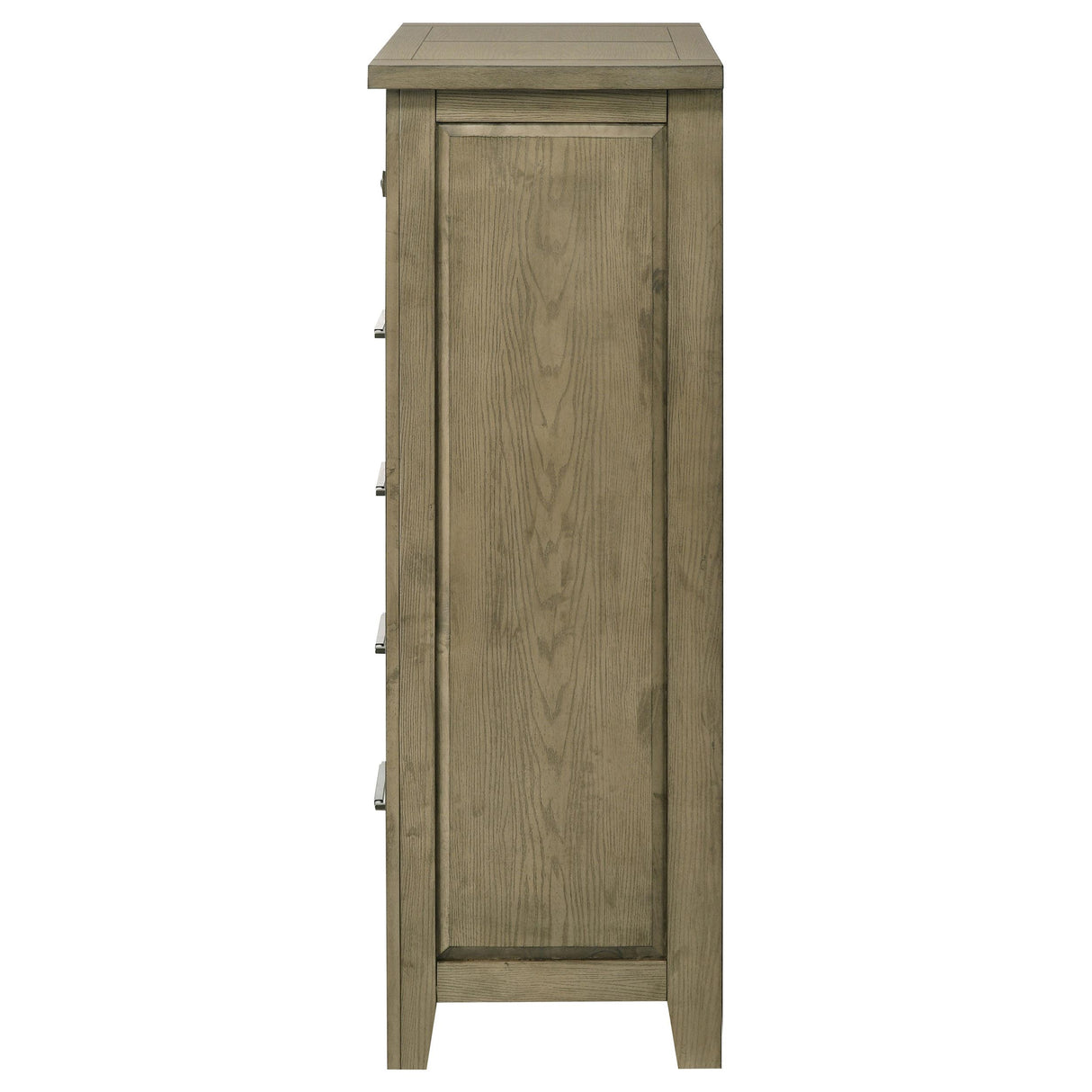  Coaster Furniture Hazlewood 207535 5-drawer Bedroom Chest - Vineyard Oak IMAGE 2