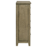  Coaster Furniture Hazlewood 207535 5-drawer Bedroom Chest - Vineyard Oak IMAGE 3
