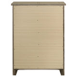  Coaster Furniture Hazlewood 207535 5-drawer Bedroom Chest - Vineyard Oak IMAGE 6