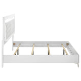  Coaster Furniture Cassia 215791KE Eastern King LED Panel Bed - White High Gloss IMAGE 3