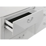  Coaster Furniture Cassia 215793 6-drawer Bedroom Dresser Cabinet - White High Gloss IMAGE 7