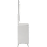  Coaster Furniture Cassia 215793M 6-drawer Dresser Cabinet with Mirror - White High Gloss IMAGE 6