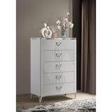  Coaster Furniture Cassia 215795 5-drawer Bedroom Chest - White High Gloss IMAGE 2