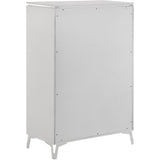  Coaster Furniture Cassia 215795 5-drawer Bedroom Chest - White High Gloss IMAGE 4