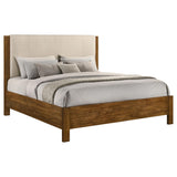  Coaster Furniture Adderley 215851KE Eastern King Wood Panel Bed   - Cream/Warm Brown IMAGE 6
