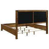  Coaster Furniture Adderley 215851KW California King Wood Panel Bed   - Cream/Warm Brown IMAGE 2